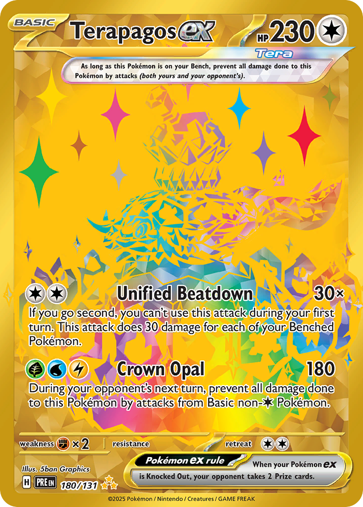 Terapagos ex 180/180 Hyper Rare
