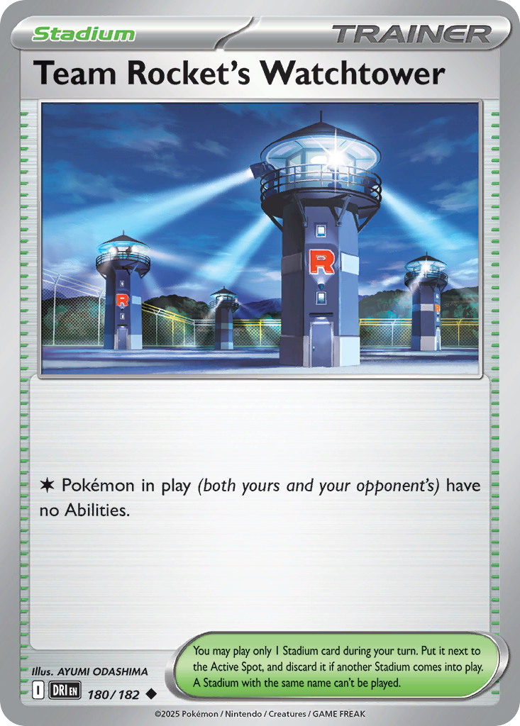 Team Rocket's Watchtower 180/244 Uncommon