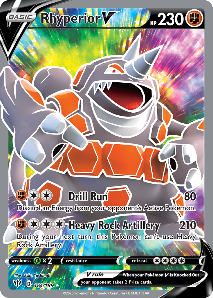 Rhyperior V 181/201 Rare Ultra