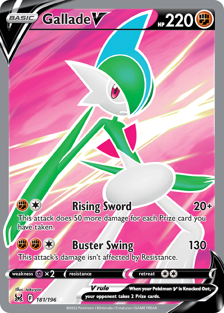 Gallade V 181/217 Rare Ultra