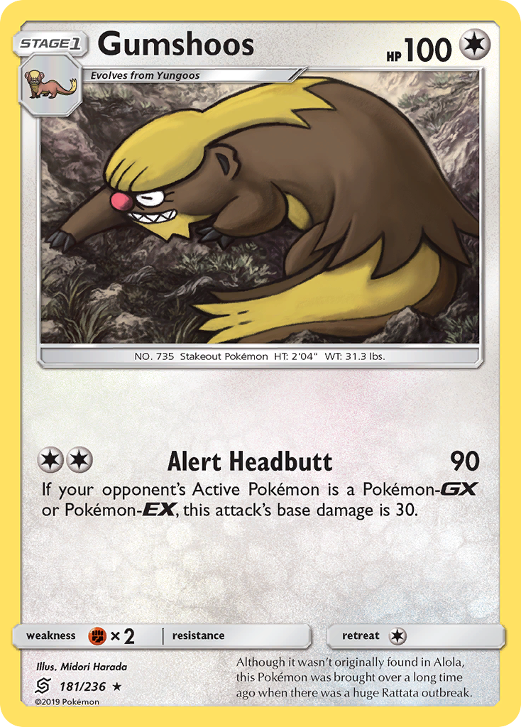 Gumshoos 181/260 Rare
