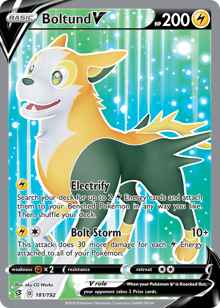 Boltund V 181/209 Rare Ultra