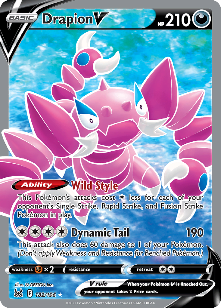 Drapion V 182/217 Rare Ultra