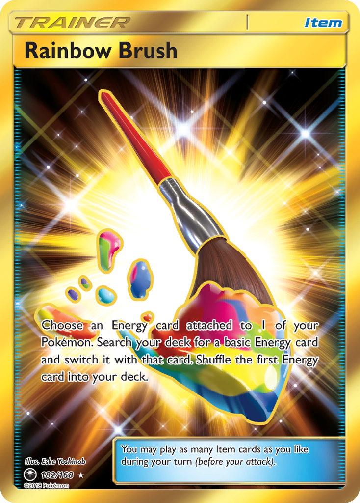 Rainbow Brush 182/187 Rare Secret