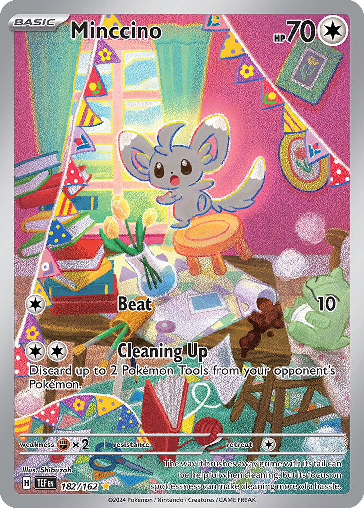 Minccino 182/218 Illustration Rare