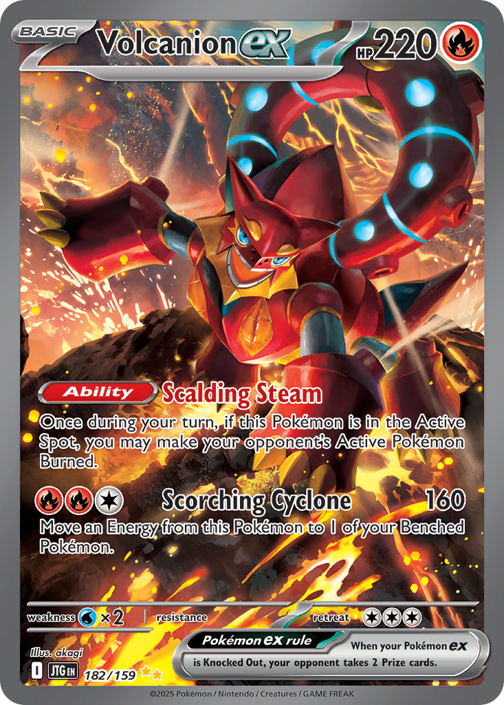 Volcanion ex 182/190 Special Illustration Rare