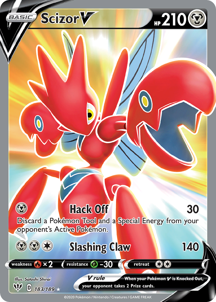 Scizor V 183/201 Rare Ultra