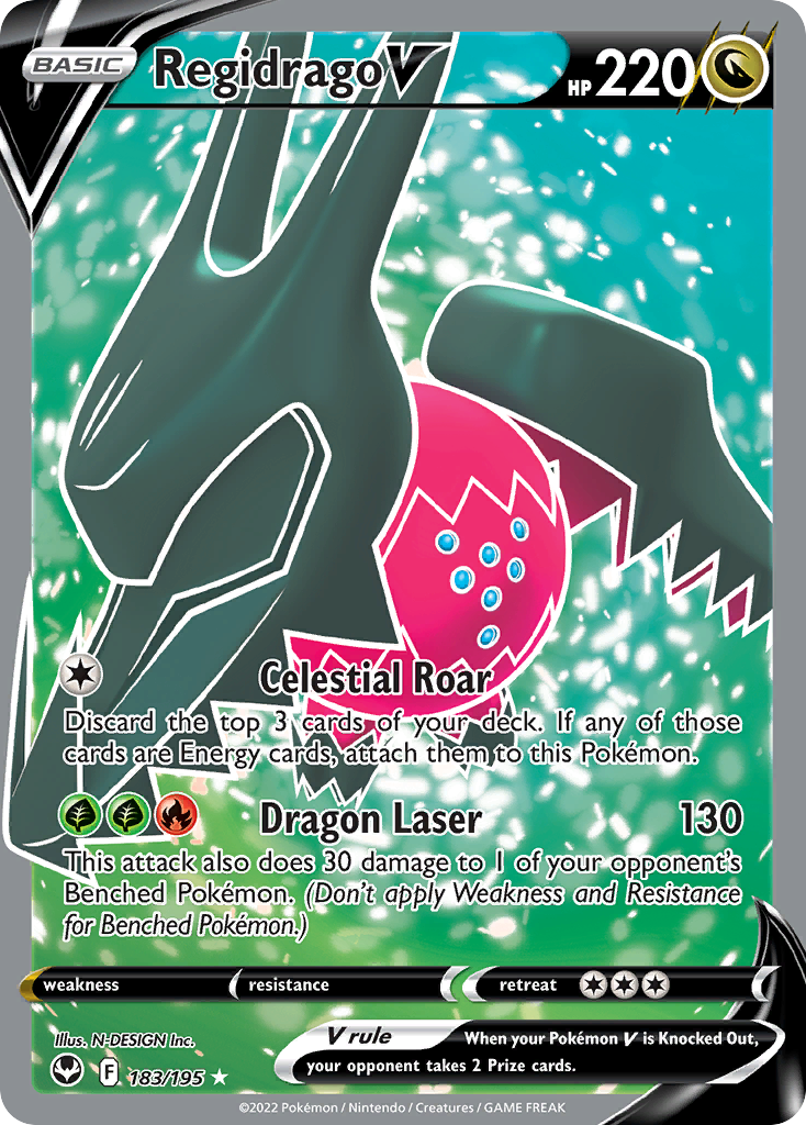 Regidrago V 183/215 Rare Ultra