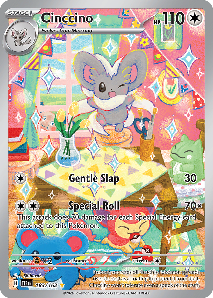 Cinccino 183/218 Illustration Rare