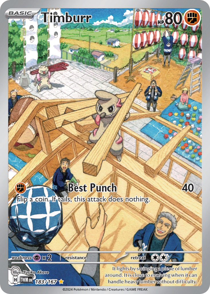 Timburr 183/226 Illustration Rare