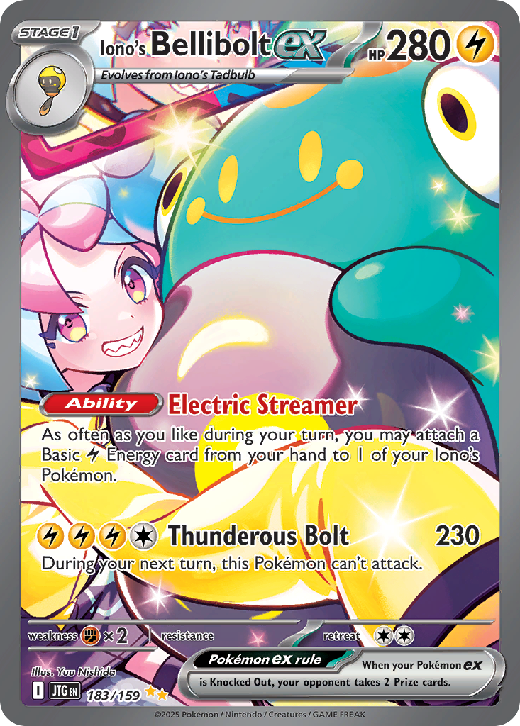 Iono's Bellibolt ex 183/190 Special Illustration Rare