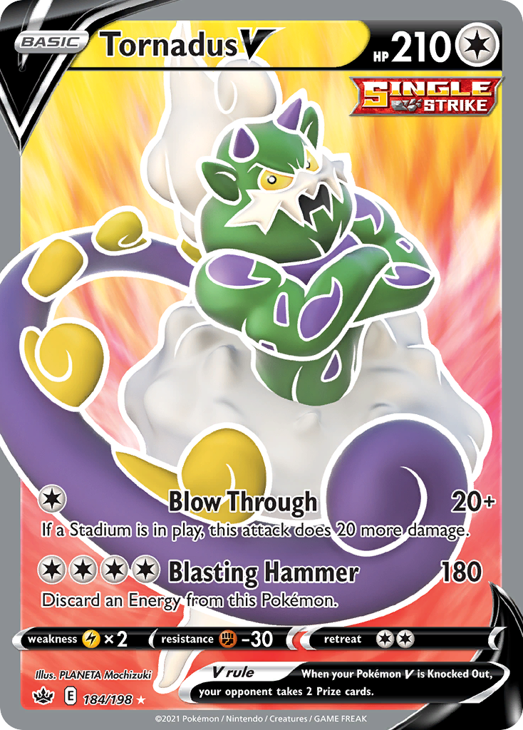 Tornadus V 184/233 Rare Ultra