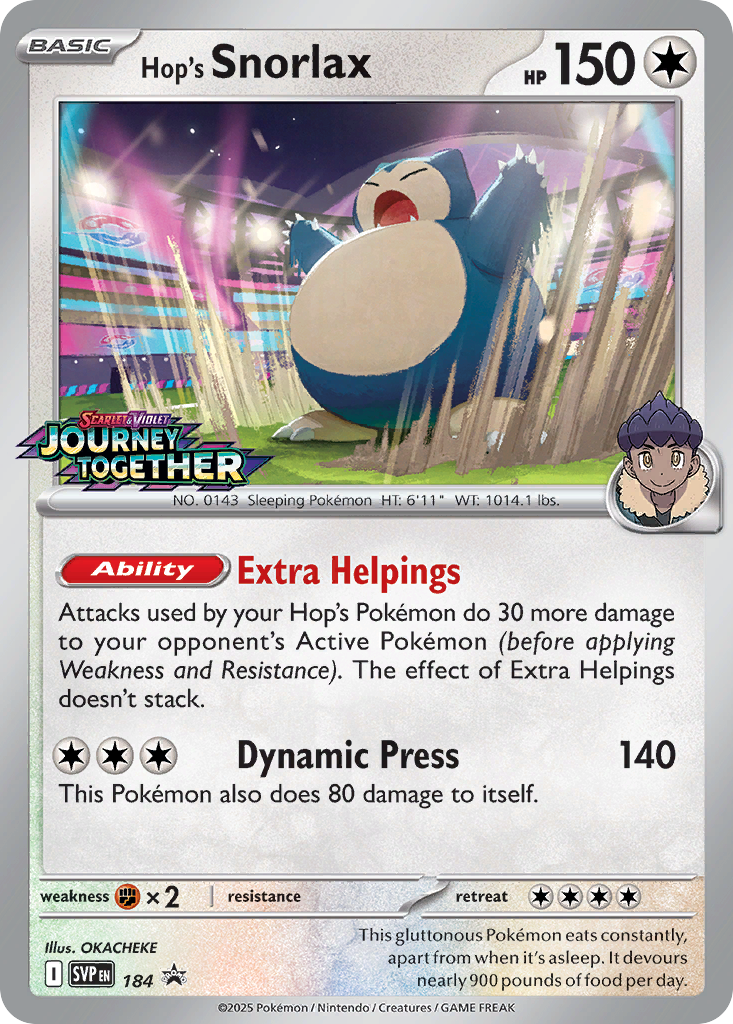 Hop's Snorlax 184/148 Promo