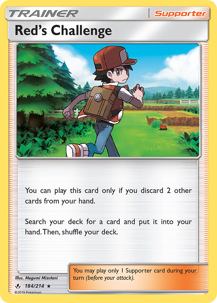 Red's Challenge 184/234 Rare Holo