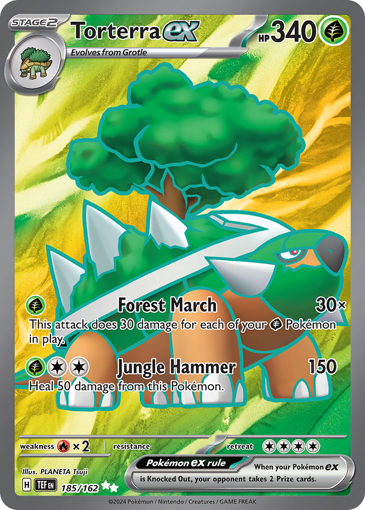 Torterra ex 185/218 Ultra Rare