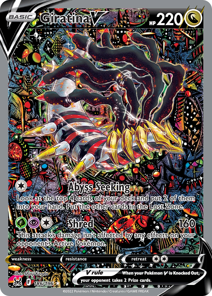 Giratina V 186/217 Rare Ultra