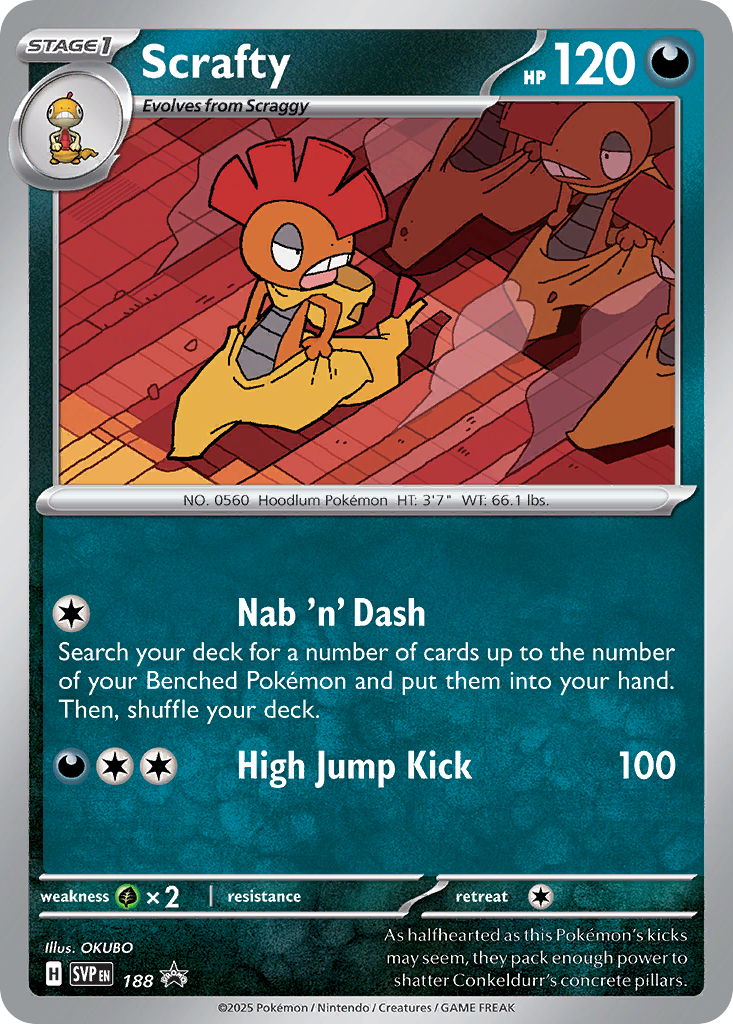 Scrafty 188/148 Promo