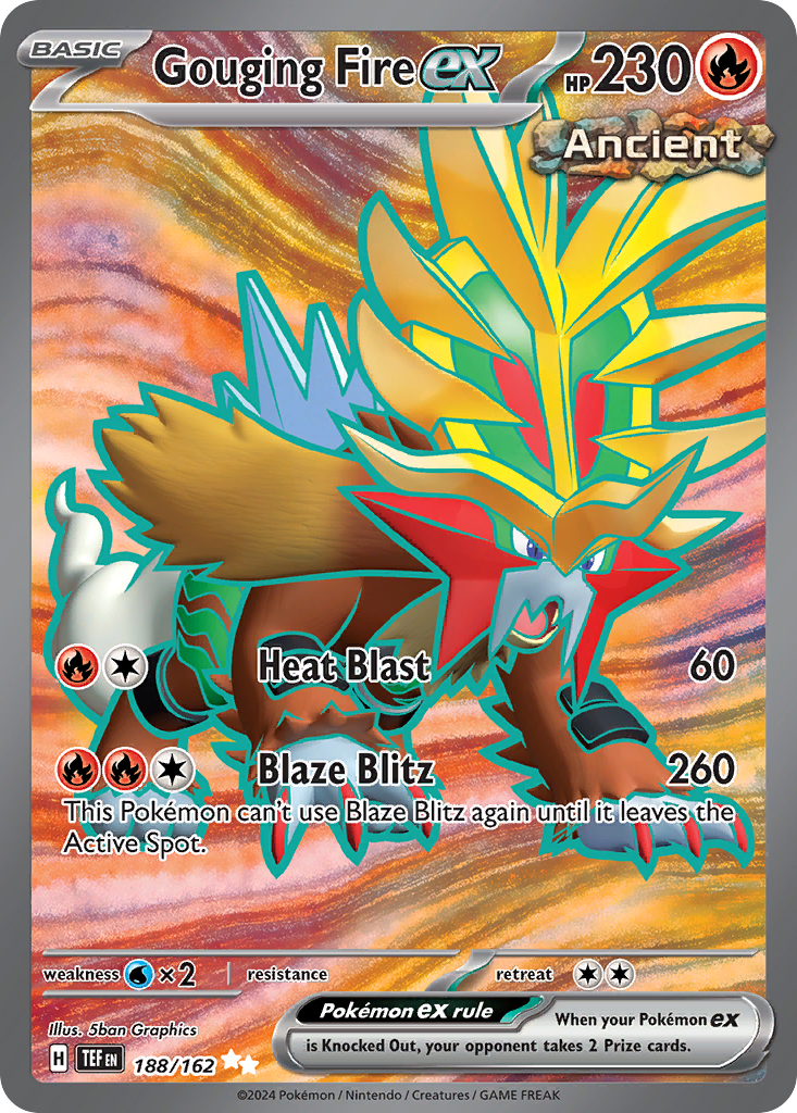 Gouging Fire ex 188/218 Ultra Rare