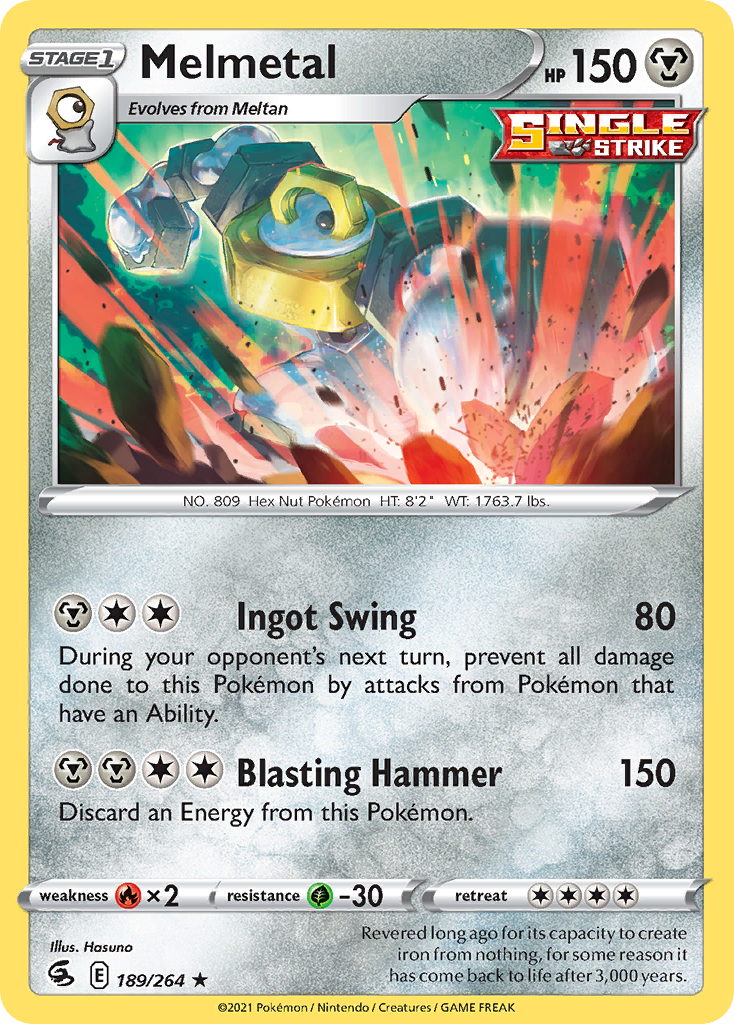 Melmetal 189/284 Rare Holo