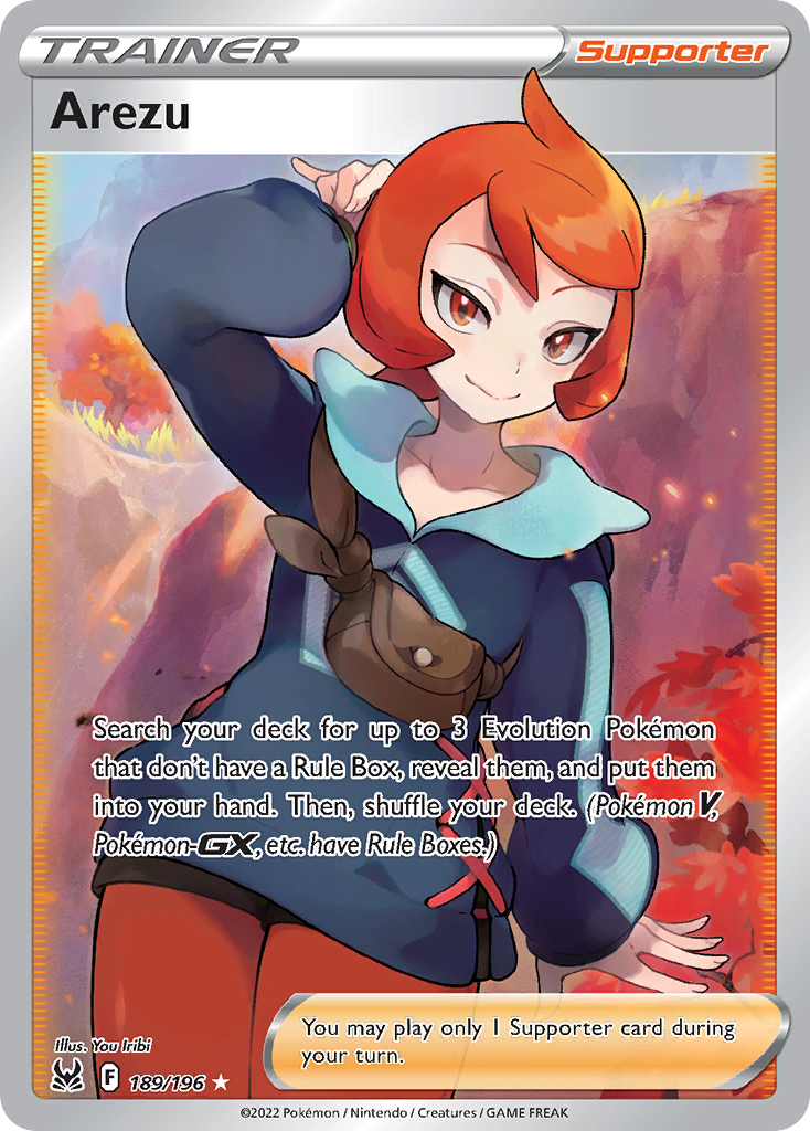 Arezu 189/217 Rare Ultra