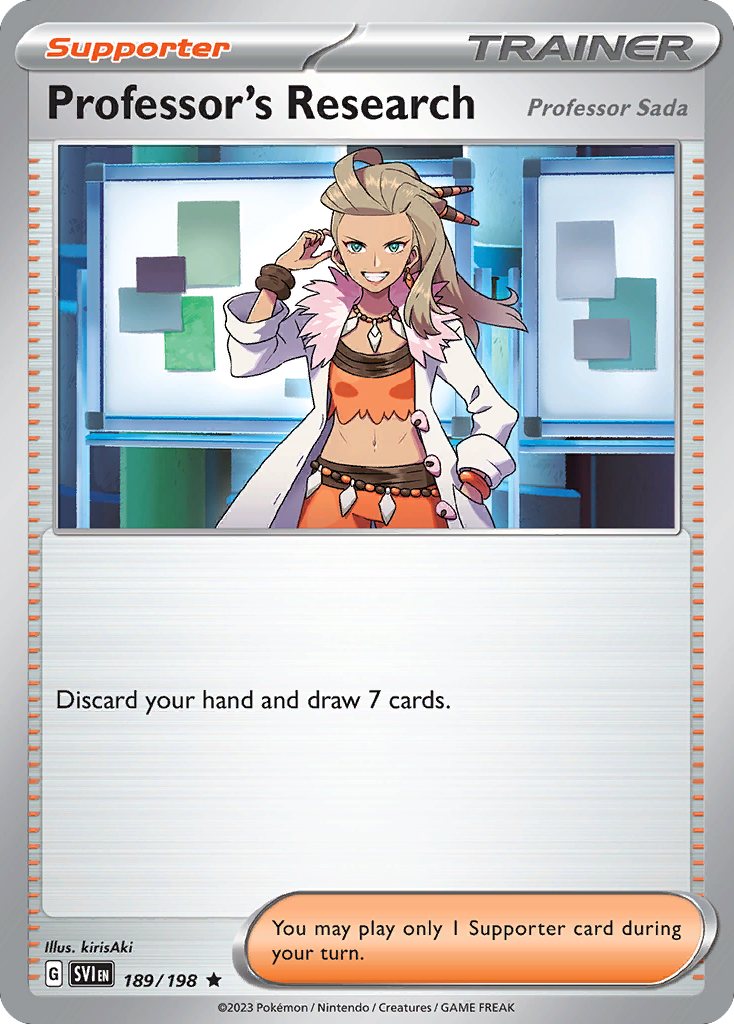 Professor's Research (Professor Sada) 189/258 Rare