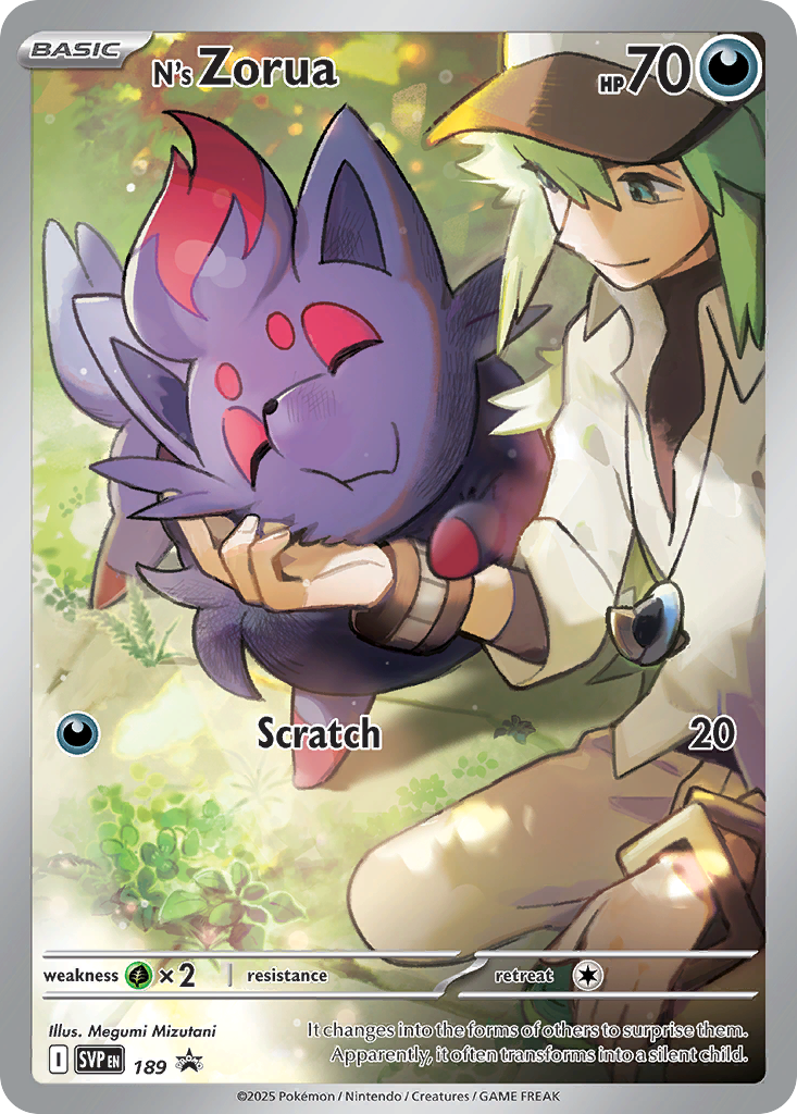 N's Zorua 189/148 Promo