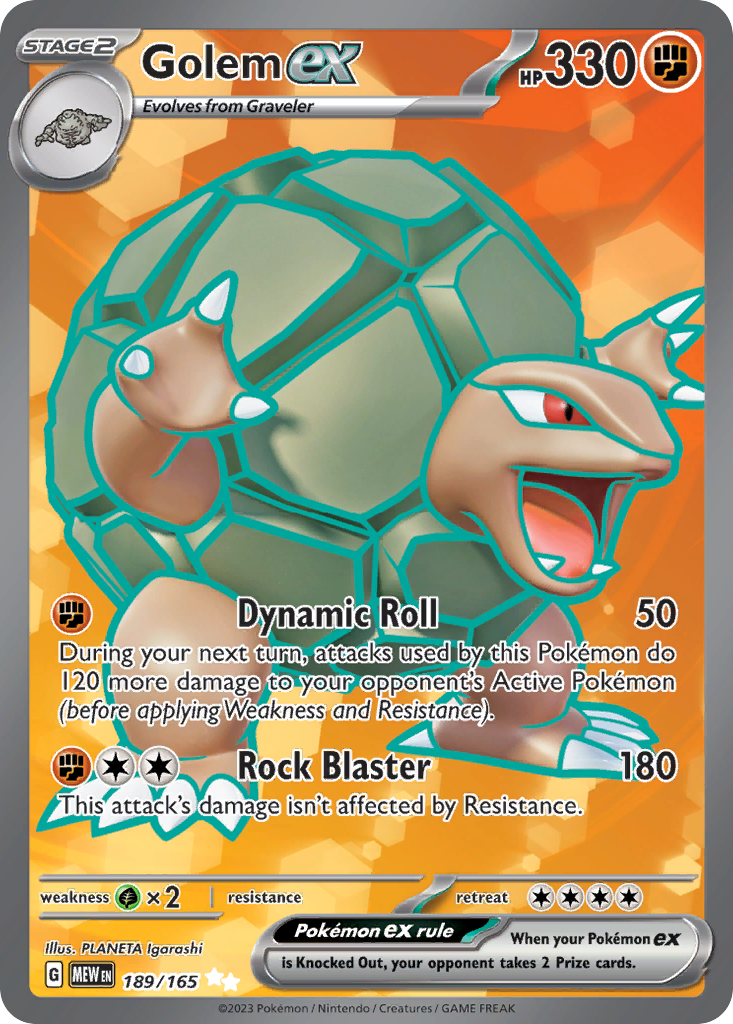 Golem ex 189/207 Ultra Rare