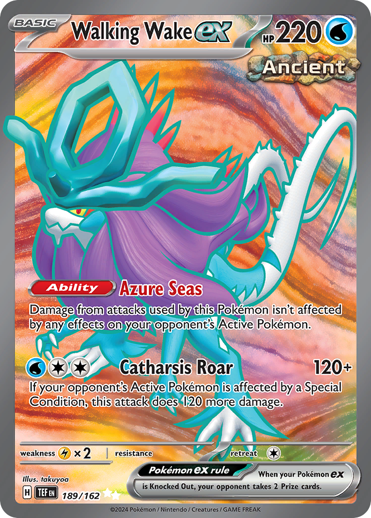 Walking Wake ex 189/218 Ultra Rare