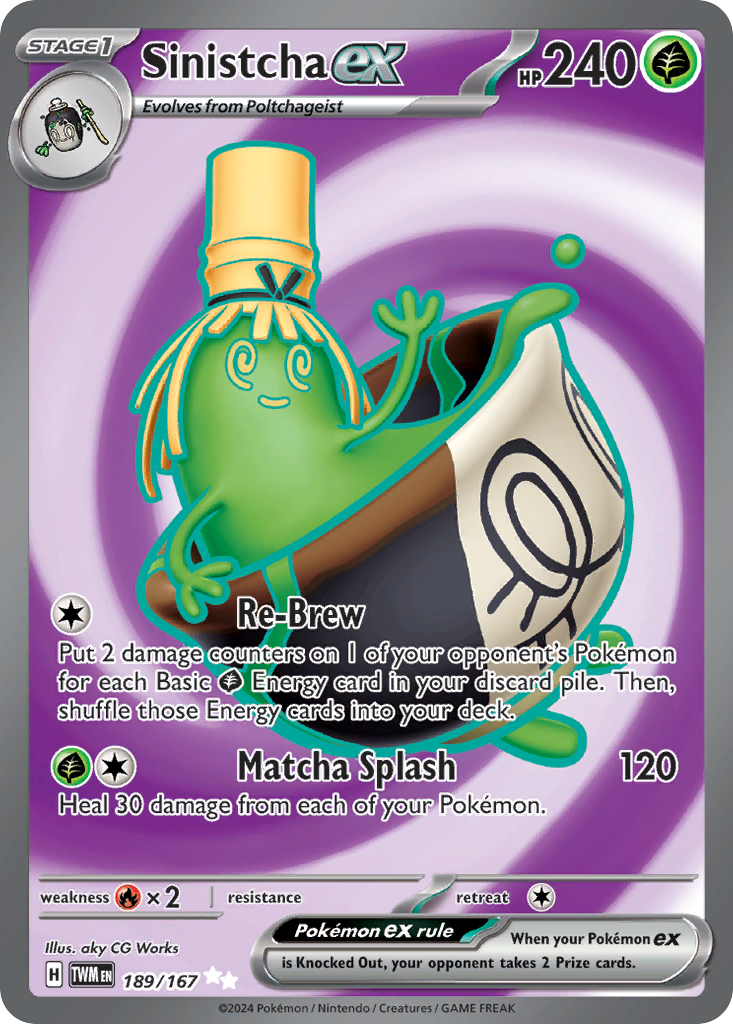 Sinistcha ex 189/226 Ultra Rare
