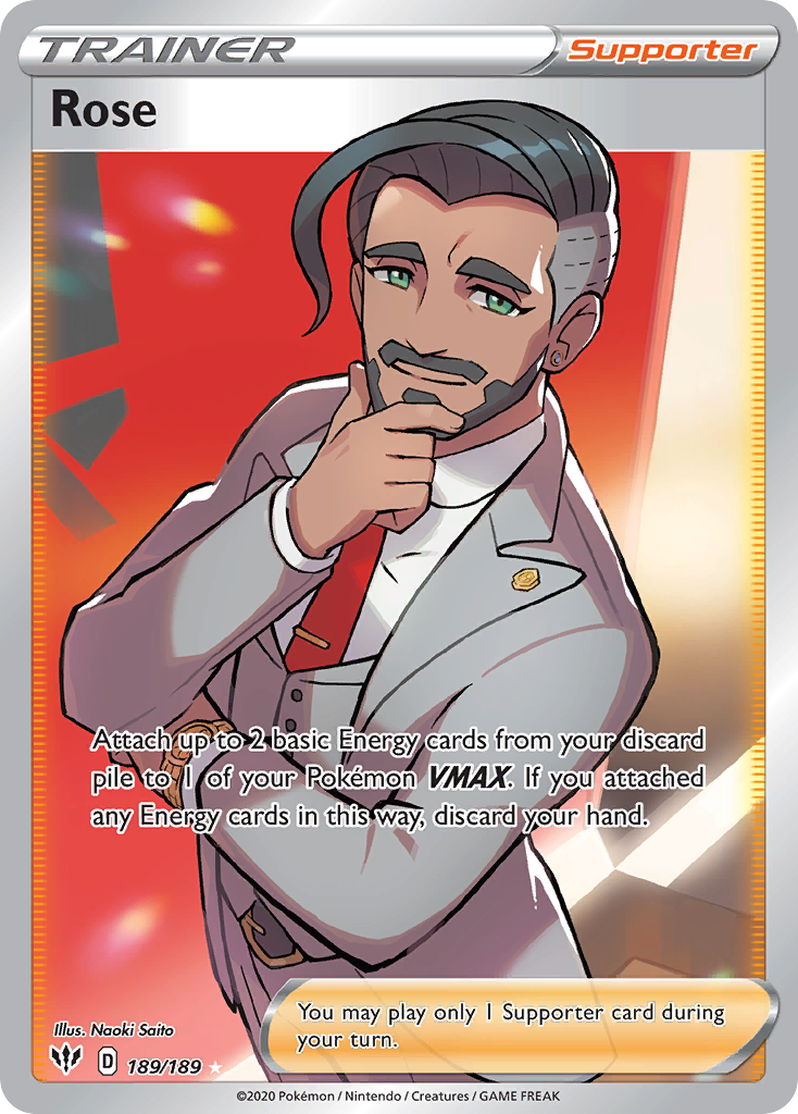 Rose 189/201 Rare Ultra