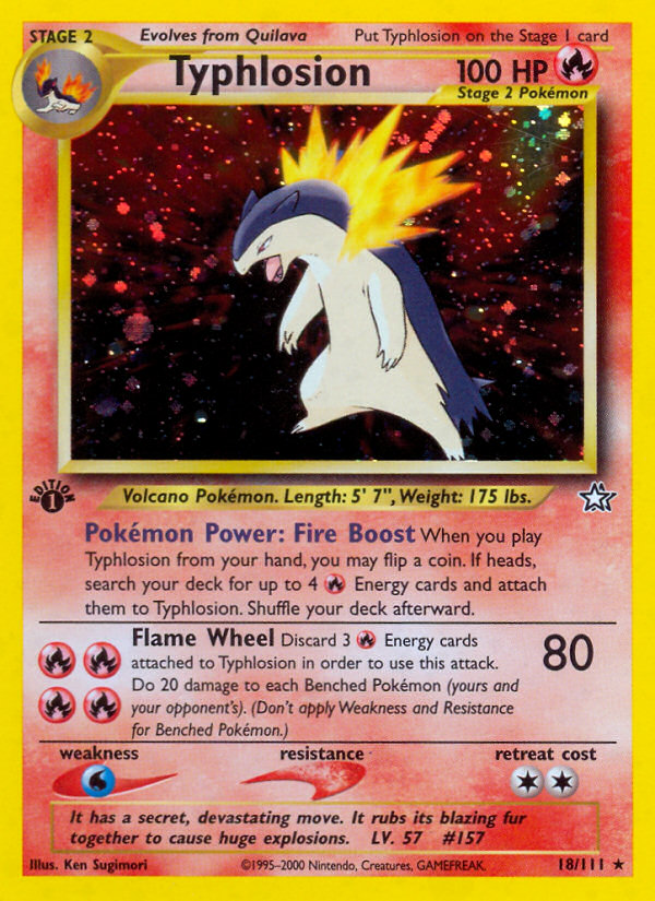 Typhlosion 018/111 Rare Holo