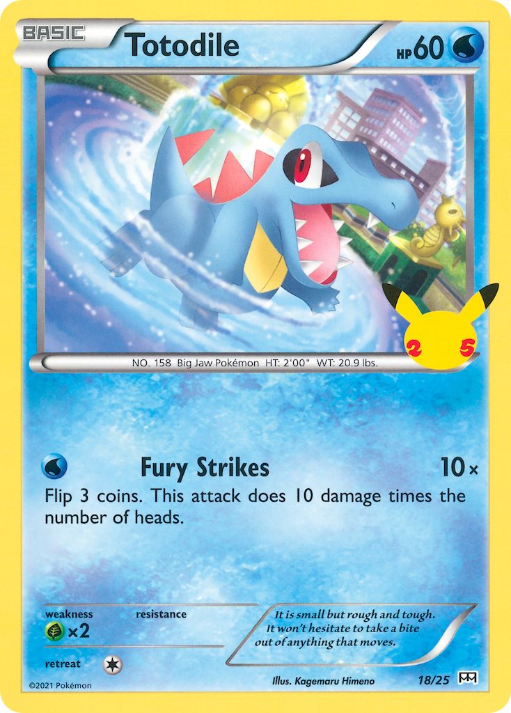 Totodile 018/25 Unknown