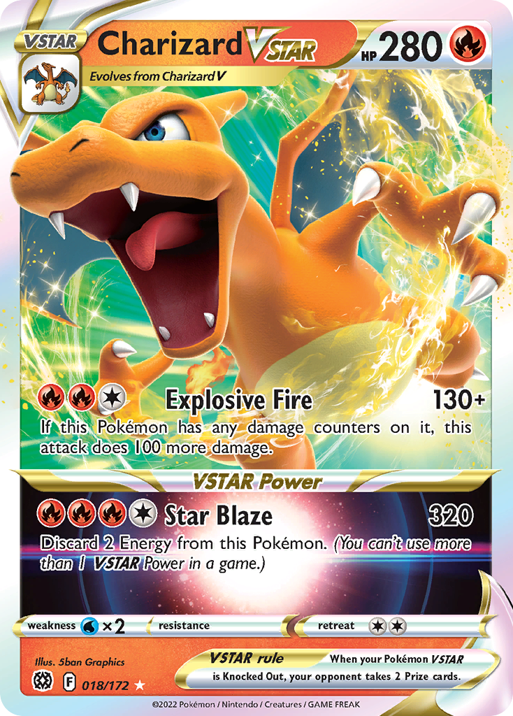 Charizard VSTAR 018/186 Rare Holo VSTAR