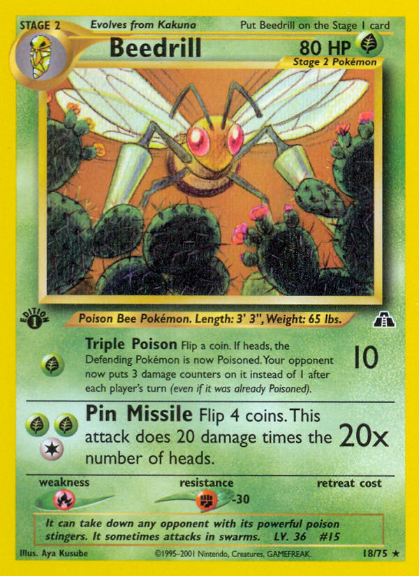 Beedrill 018/75 Rare