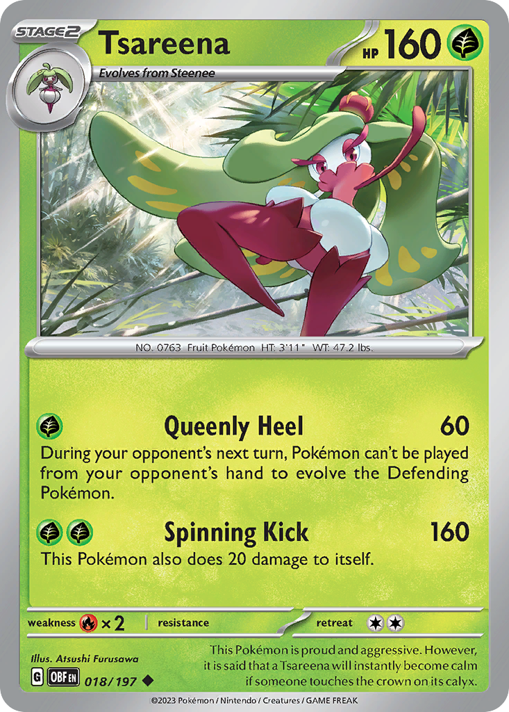 Tsareena 018/230 Uncommon