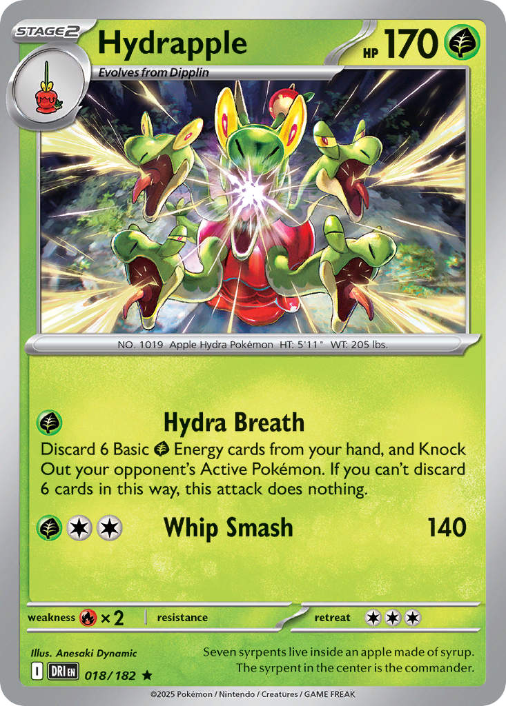 Hydrapple 018/244 Rare
