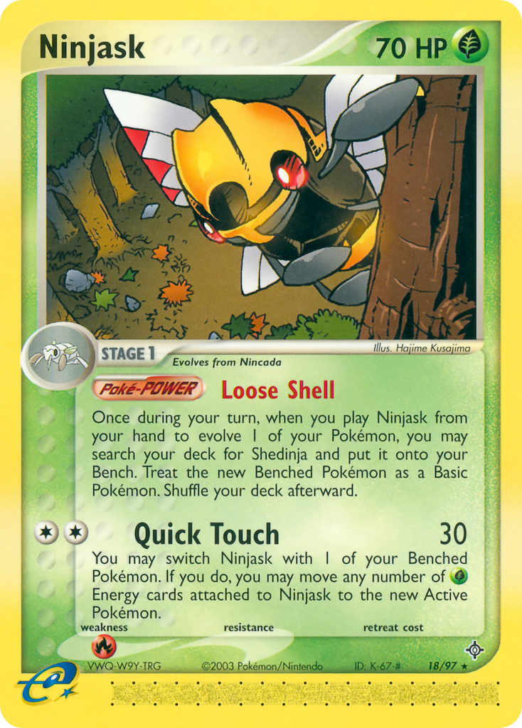 Ninjask 018/100 Rare