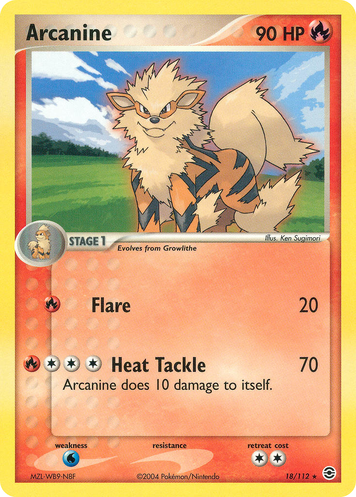 Arcanine 018/116 Rare