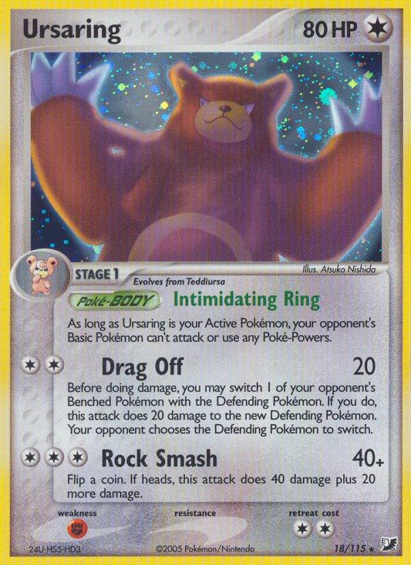 Ursaring 018/145 Rare Holo