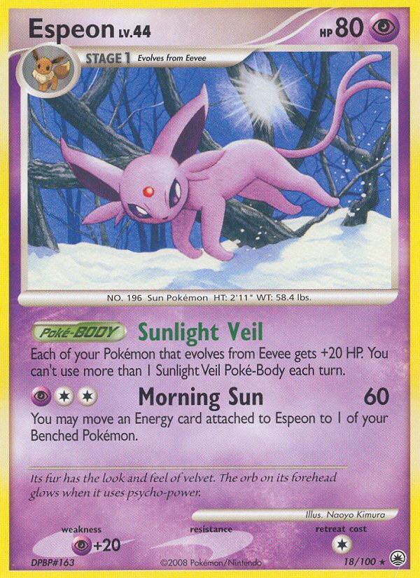 Espeon 018/100 Rare