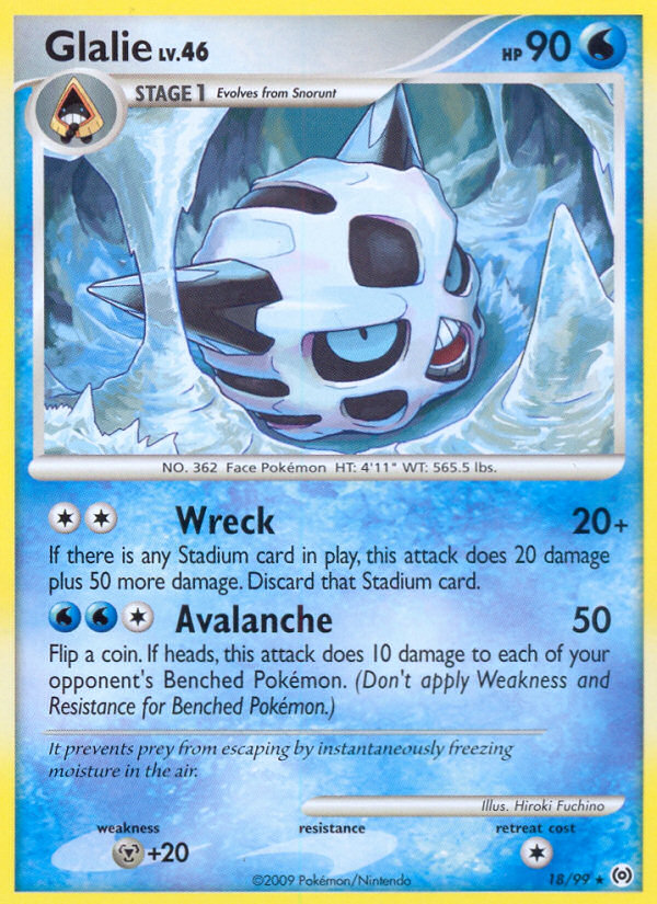 Glalie 018/111 Rare