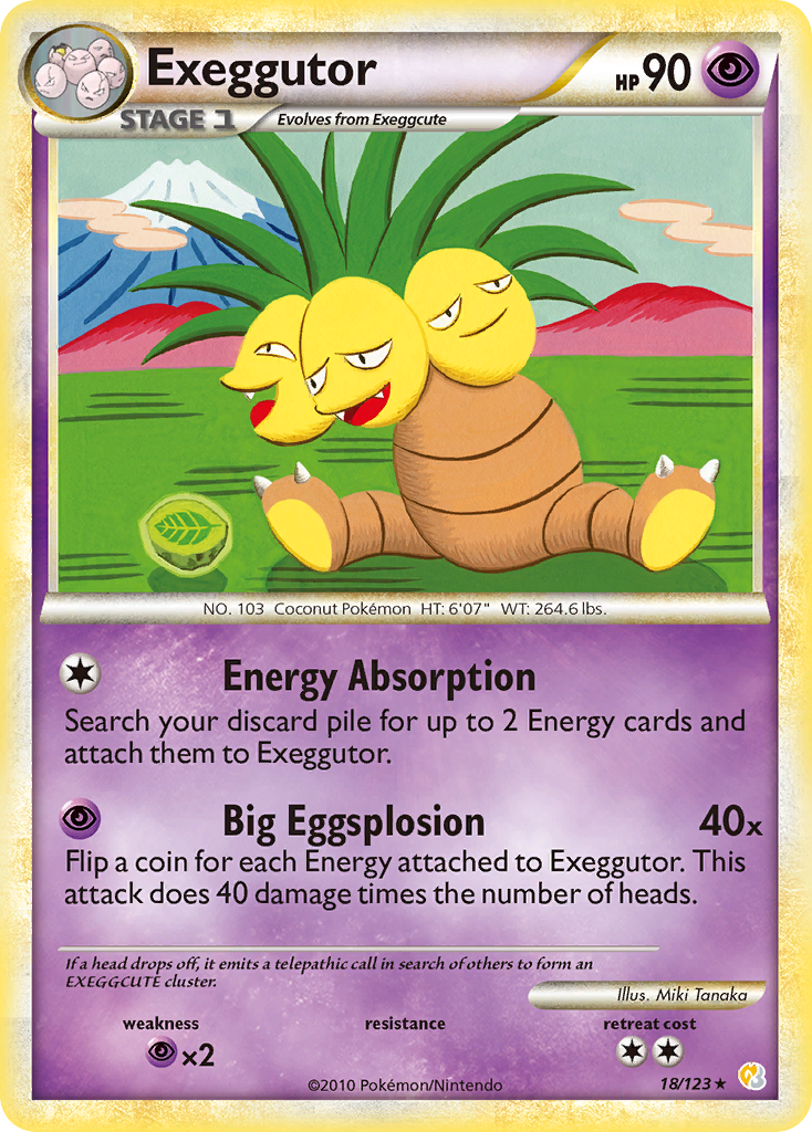 Exeggutor 018/124 Rare