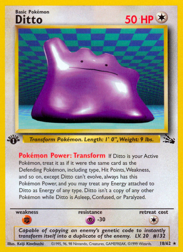 Ditto 018/62 Rare