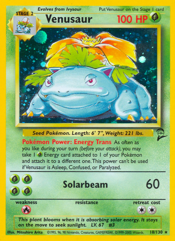 Venusaur 018/130 Rare Holo
