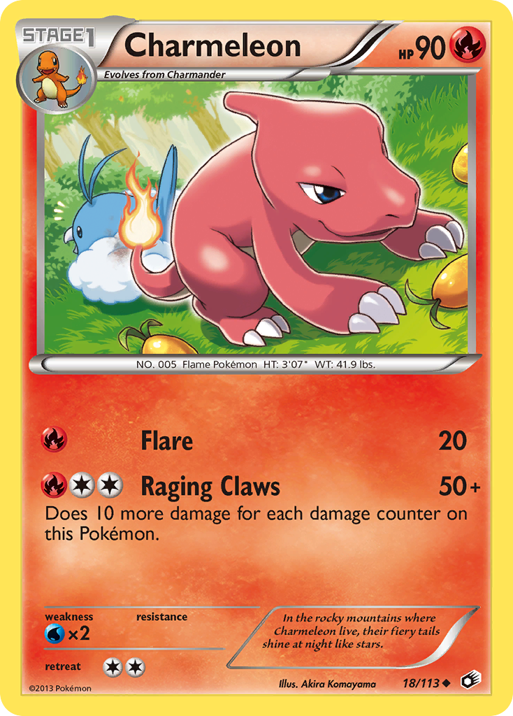 Charmeleon 018/140 Uncommon