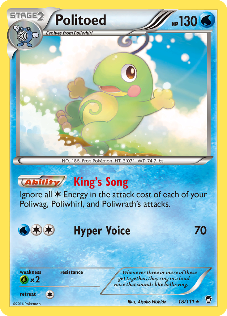 Politoed 018/114 Rare