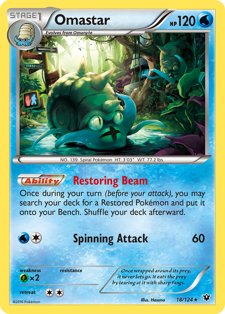 Omastar 018/129 Rare