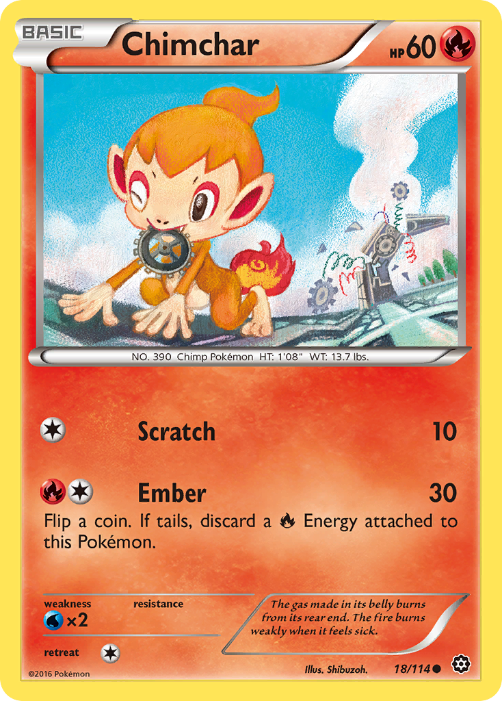 Chimchar 018/116 Common
