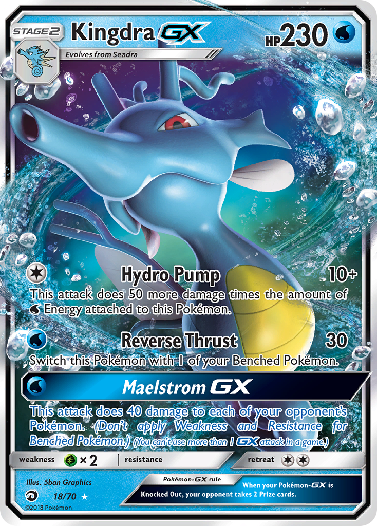 Kingdra-GX 018/80 Rare Holo GX