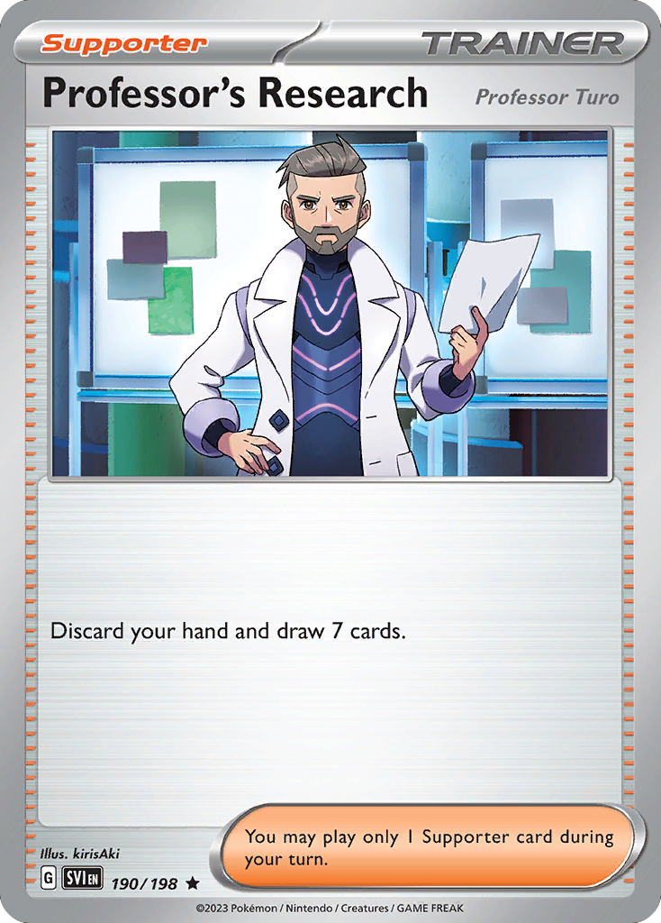 Professor's Research (Professor Turo) 190/258 Rare
